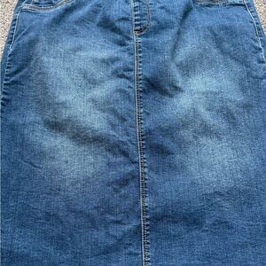 Stylish Blue Denim Skirt